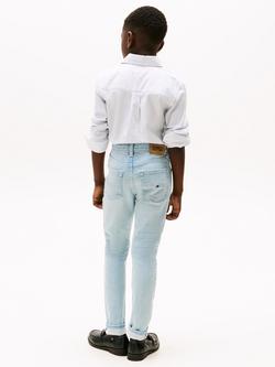 Tommy Hilfiger Kids' Scanton Slim Fit Jeans, Bleach - view 2, Bleach