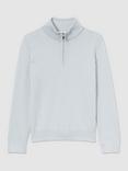 Reiss Kids' Blackhall Wool Half Zip Jumper