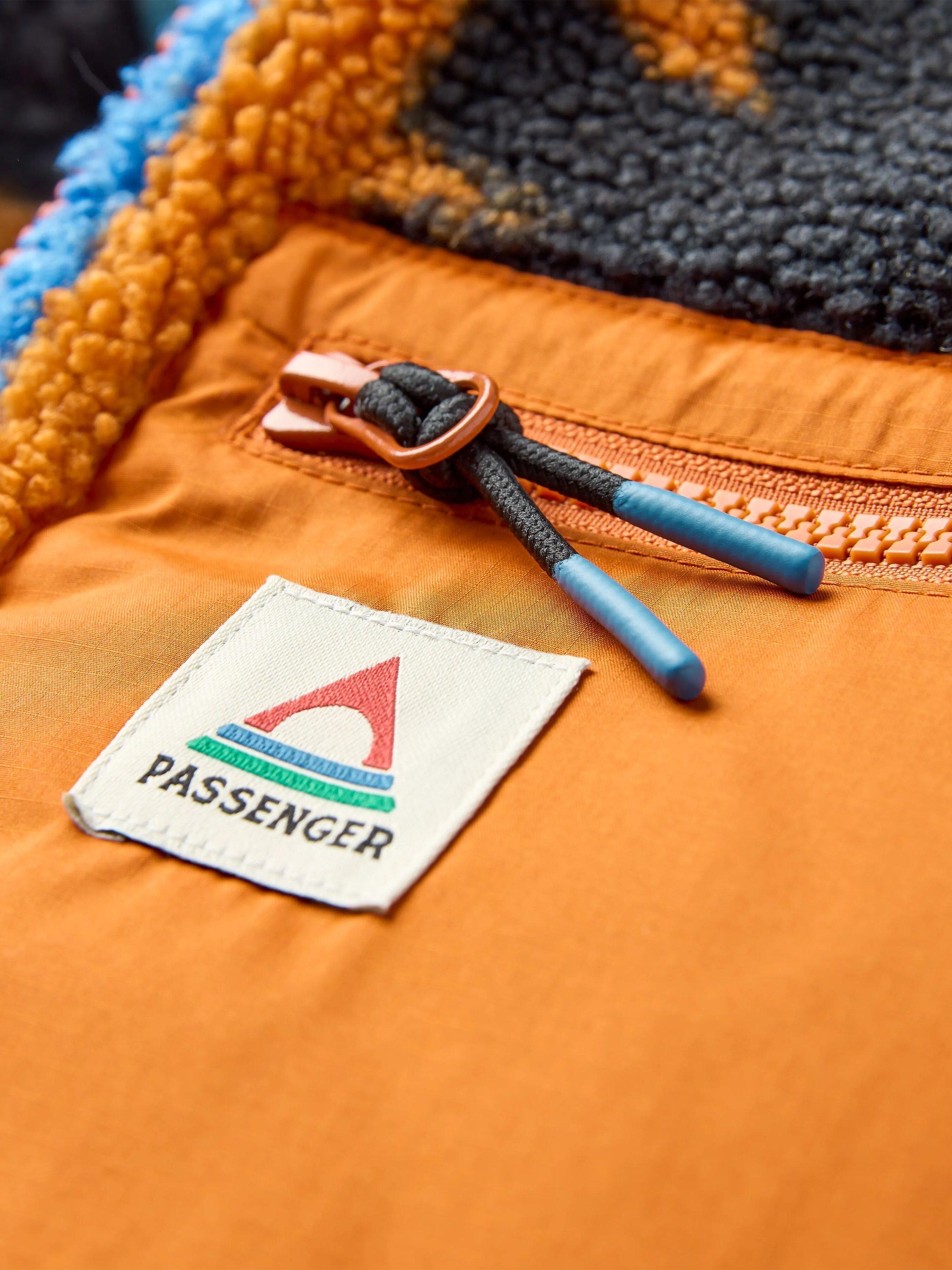 Product image 5 of 6, which shows Passenger Ravi Fleece Jacket, Mount Foliage Blue, XL
