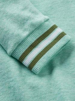 Passenger Fade Organic Cotton Oversized Sweatshirt, Aqua Marl - view 2, Aqua Marl