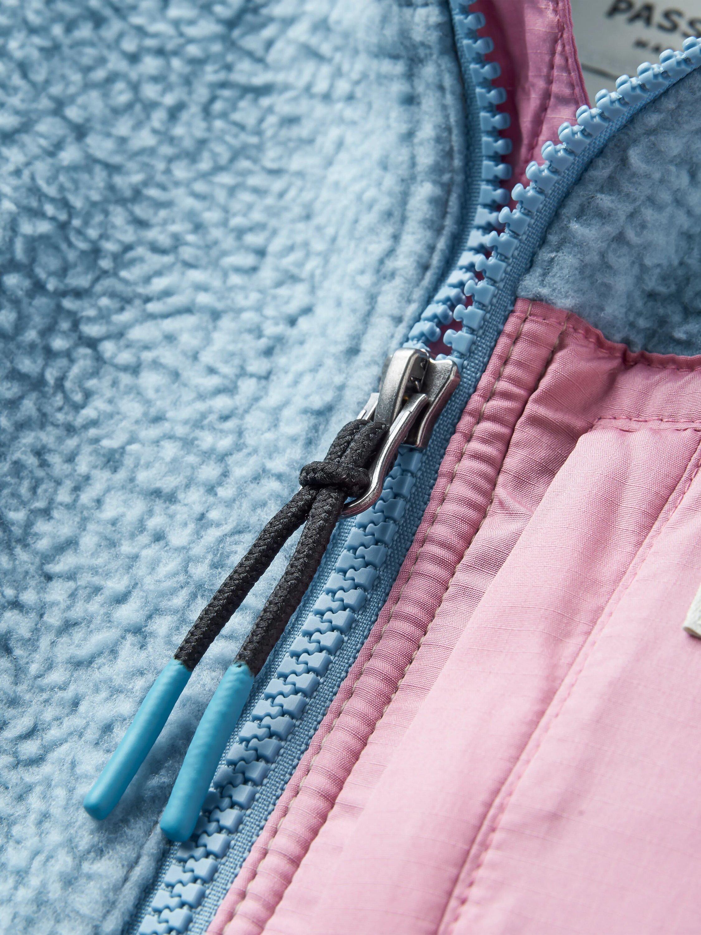 Product image 4 of 7, which shows Passenger Fairbanks Full Zip Fleece Gilet, Multi, M