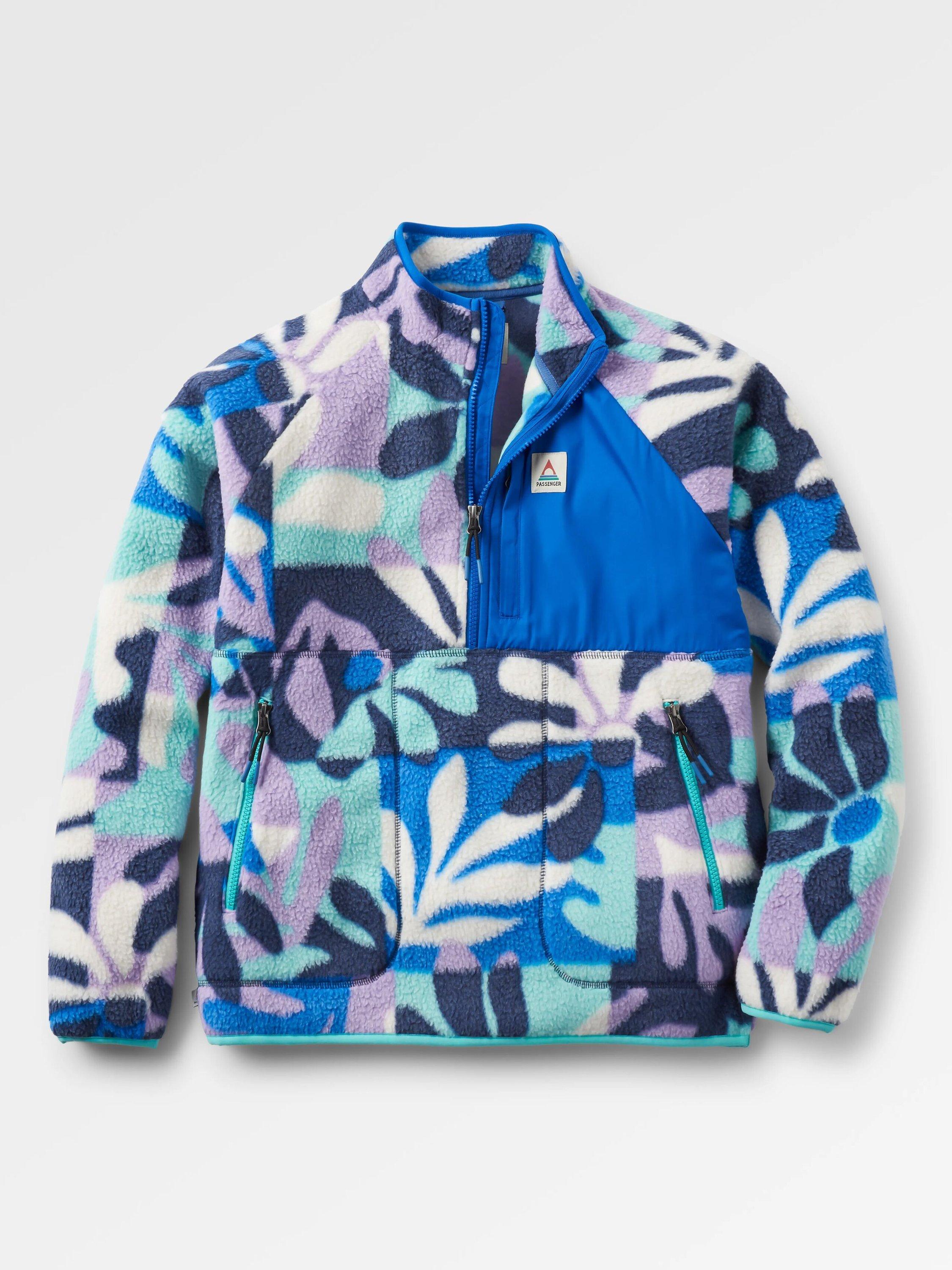 Product image 1 of 6, which shows Passenger Home 2.0 1/2 Zip Fleece, Multi, L
