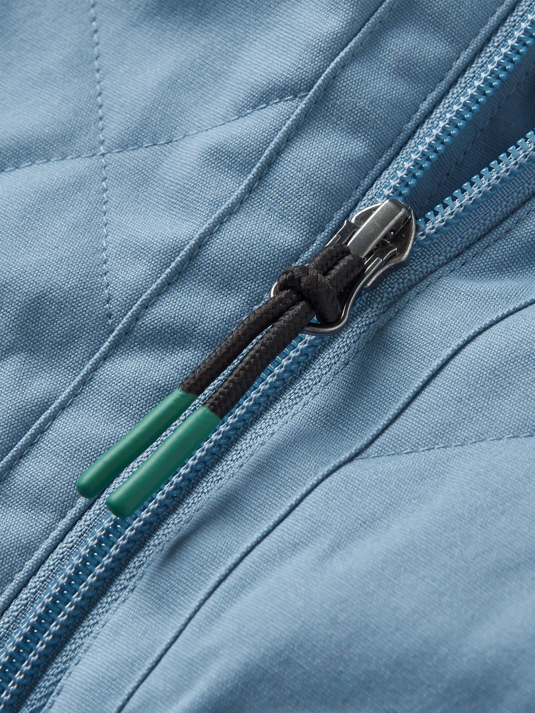 Product image 4 of 5, which shows Passenger Sefton Fleece Jacket, Cream/Blue, XS