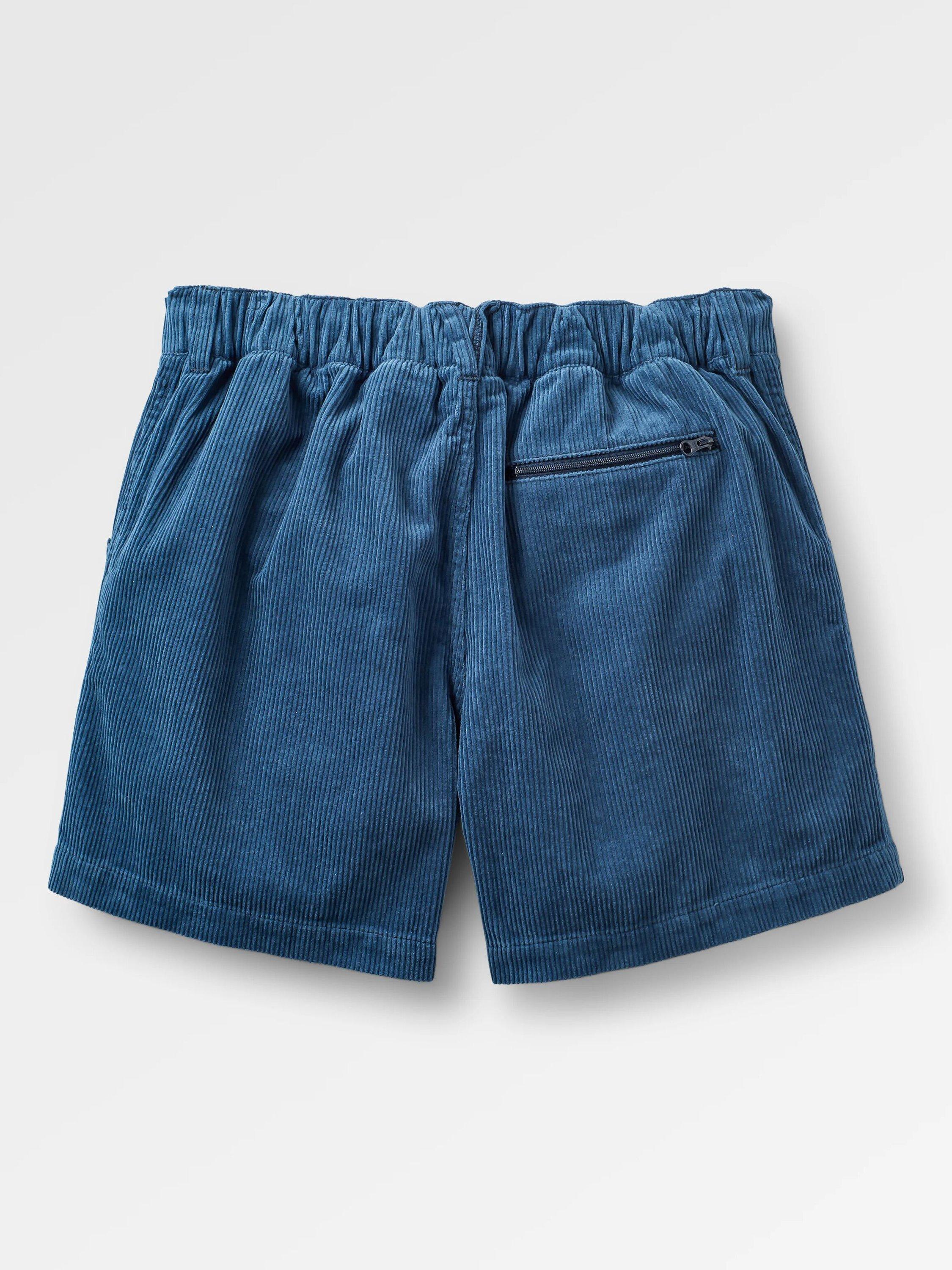 Product image 5 of 7, which shows Passenger Avian Corduroy Shorts, Blue, XS