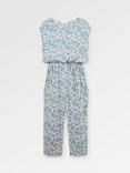 Passenger Thimbleberry Sleeveless Jumpsuit, Cream/Blue