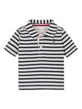 Tommy Hilfiger Baby Rib Stripe Polo Shirt, Navy/Multi