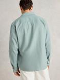 White Stuff Ely Linen Blend Regular Fit Shirt, Light Blue