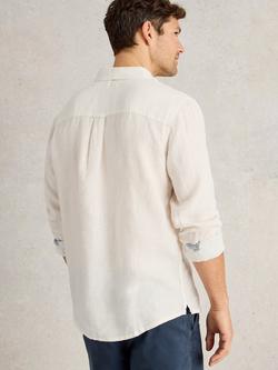 White Stuff Keswick Linen Regular Fit Shirt, White - view 2, White
