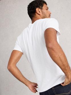 White Stuff Abersoch Cotton Tee, White - view 2, White