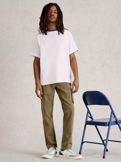 White Stuff Cotton Regular Fit Short Sleeve T-Shirt, White, White