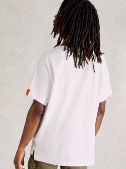 White Stuff Cotton Regular Fit Short Sleeve T-Shirt, White - view 2, White