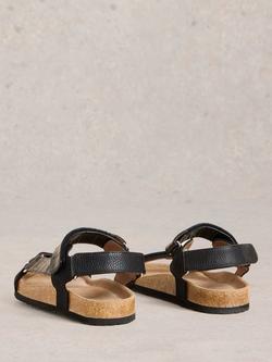 White Stuff Trek Strappy Sandals, Black - view 2, Black