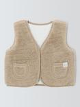 John Lewis Baby Reversible Gilet, Natural