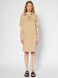Gerard Darel Pepita Utility Dress, Camel