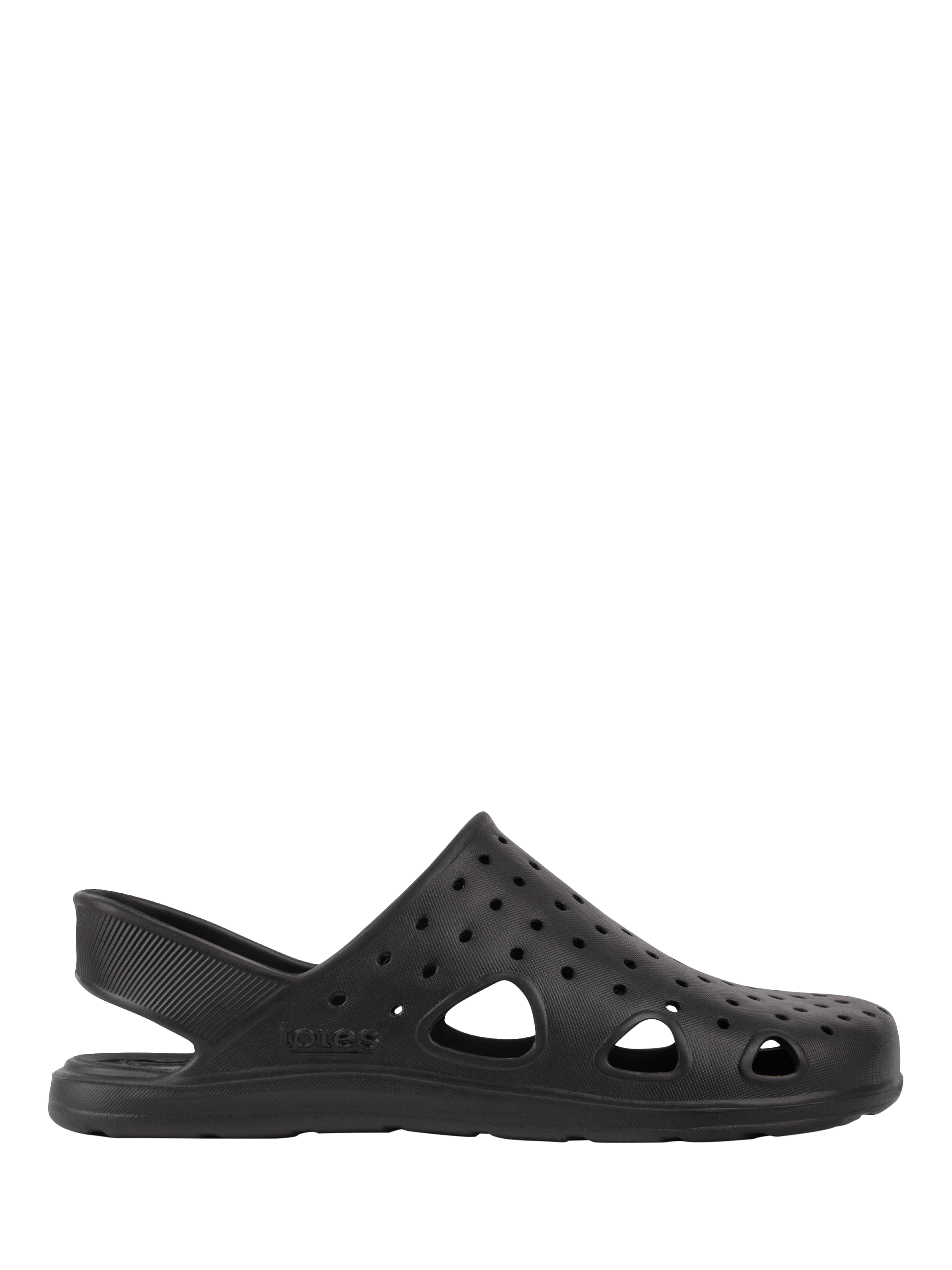 Product image 1 of 5, which shows totes Solbounce Slingback Clogs, Black, 4