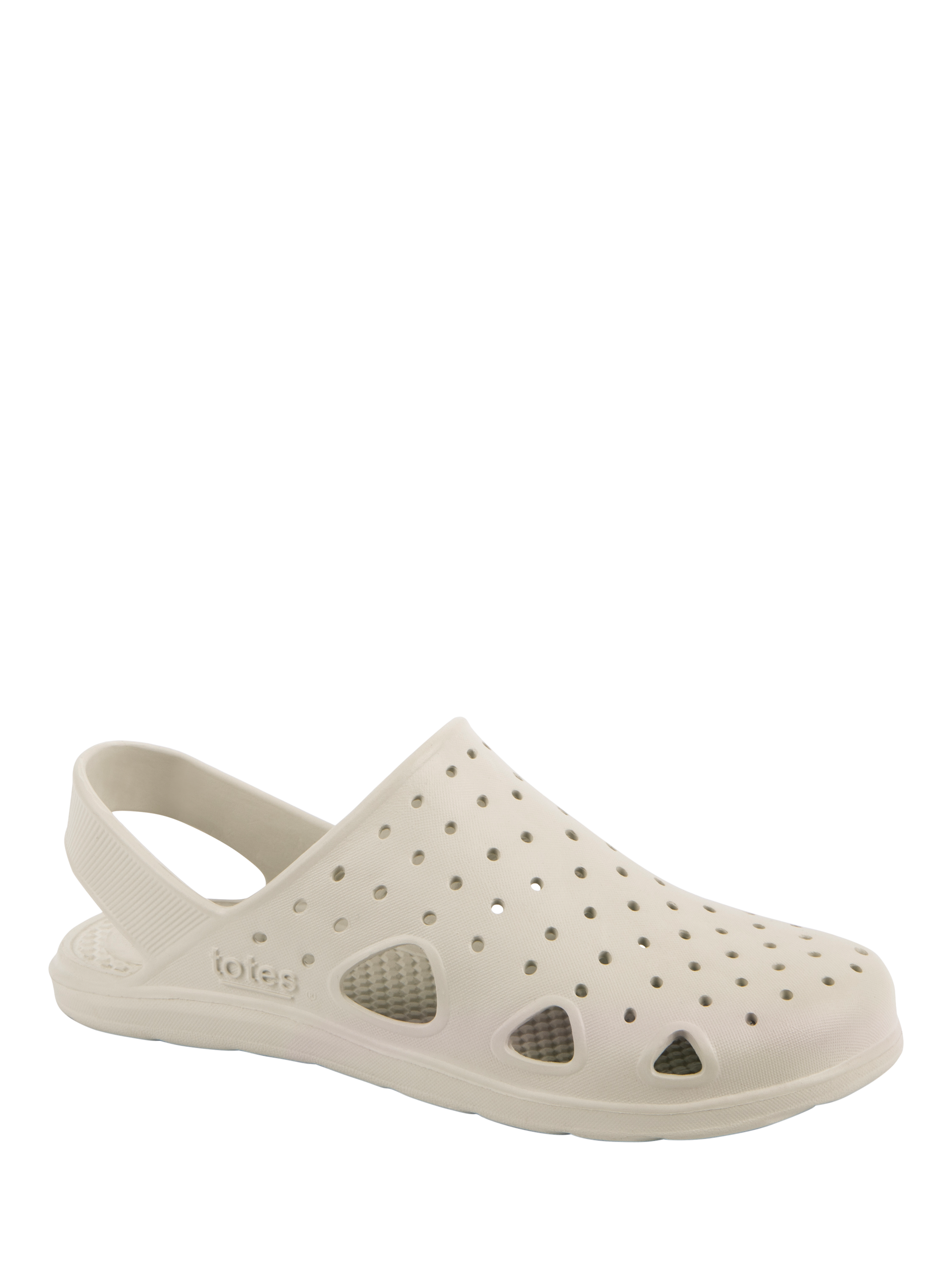 Product image 3 of 5, which shows totes Solbounce Slingback Clogs, Stone, 4