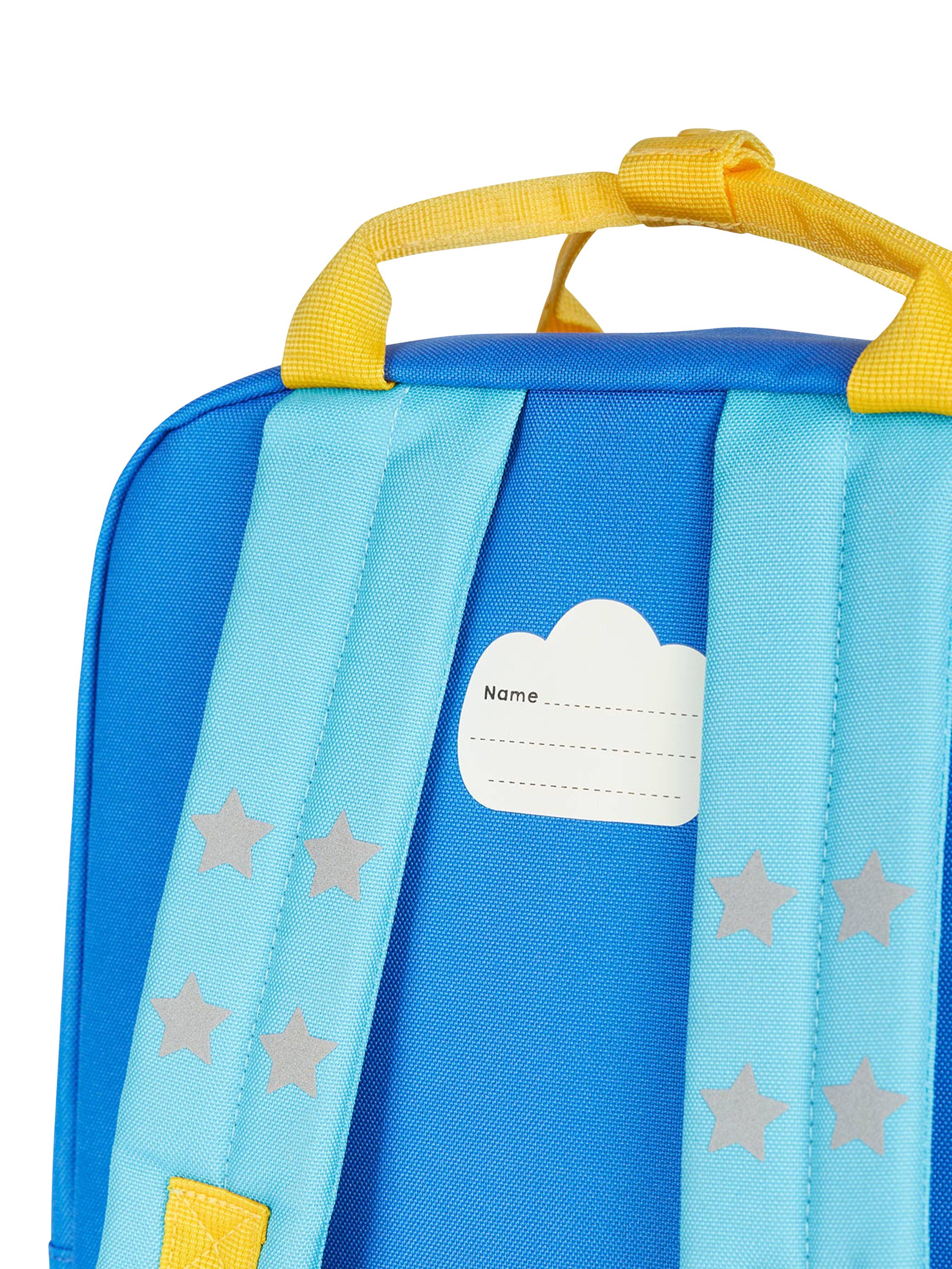 Product image 5 of 7, which shows Frugi Kids' Ramble Rainbow Backpack, Multi