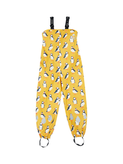 Frugi Kids' Puddle Buster Waterproof Rain Trousers, Multi, Multi