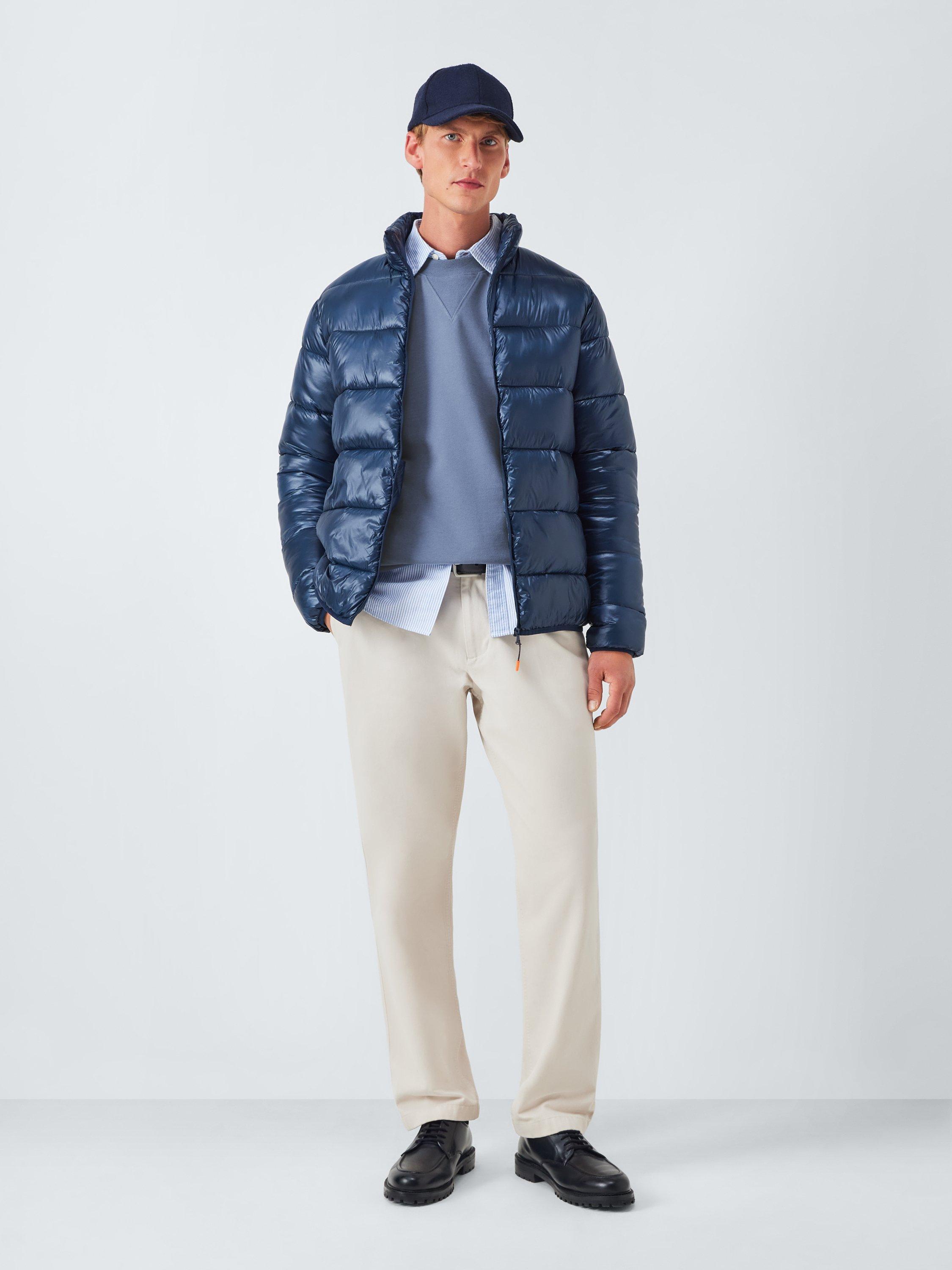 Product image 3 of 6, which shows John Lewis Crew Neck Panel Cotton Sweatshirt, Flint Stone, M