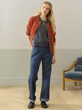 Brora Fleck Marl Tank Top, Navy
