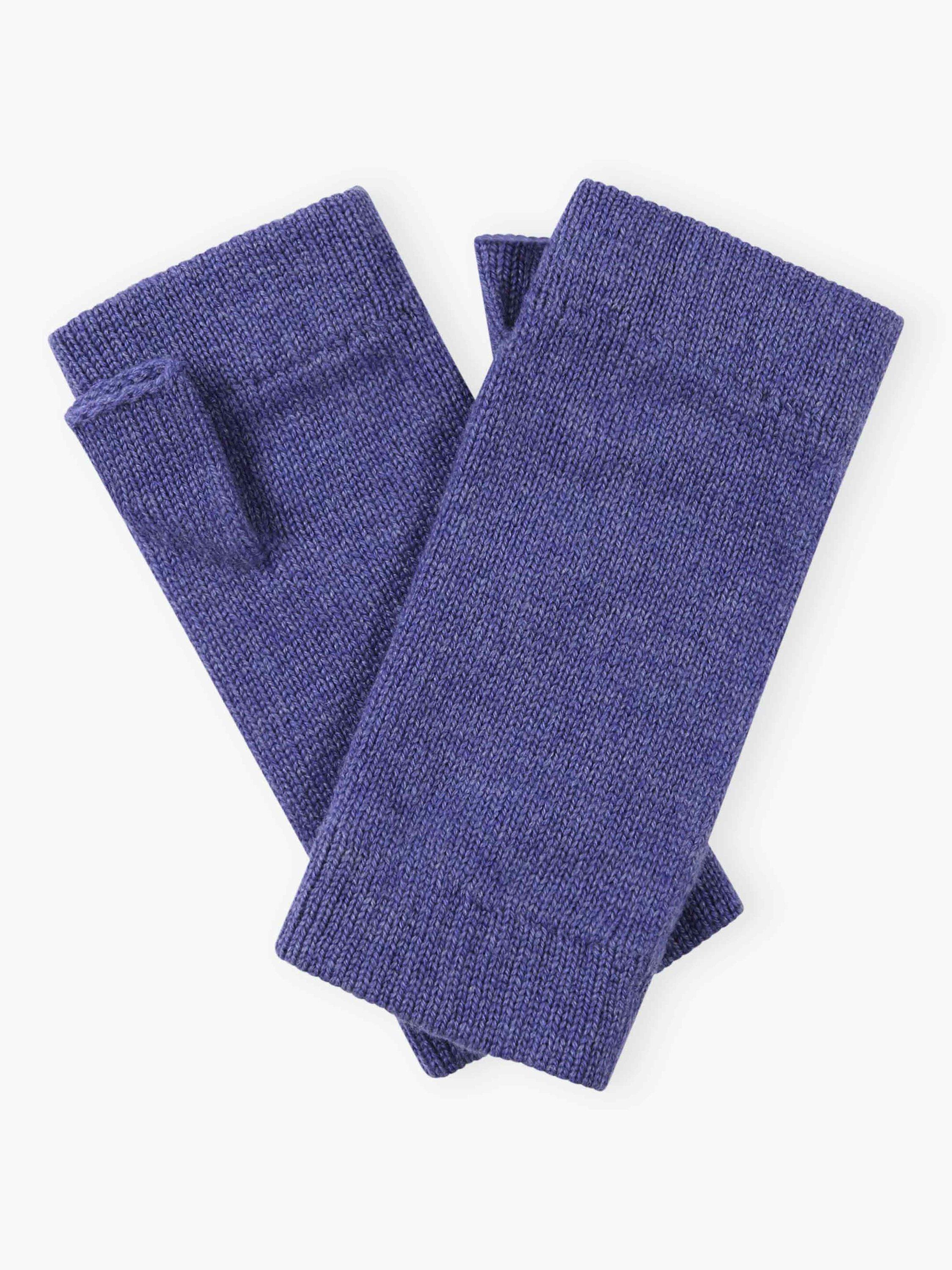 Brora Pure Cashmere Wrist Warmers, Wiseria