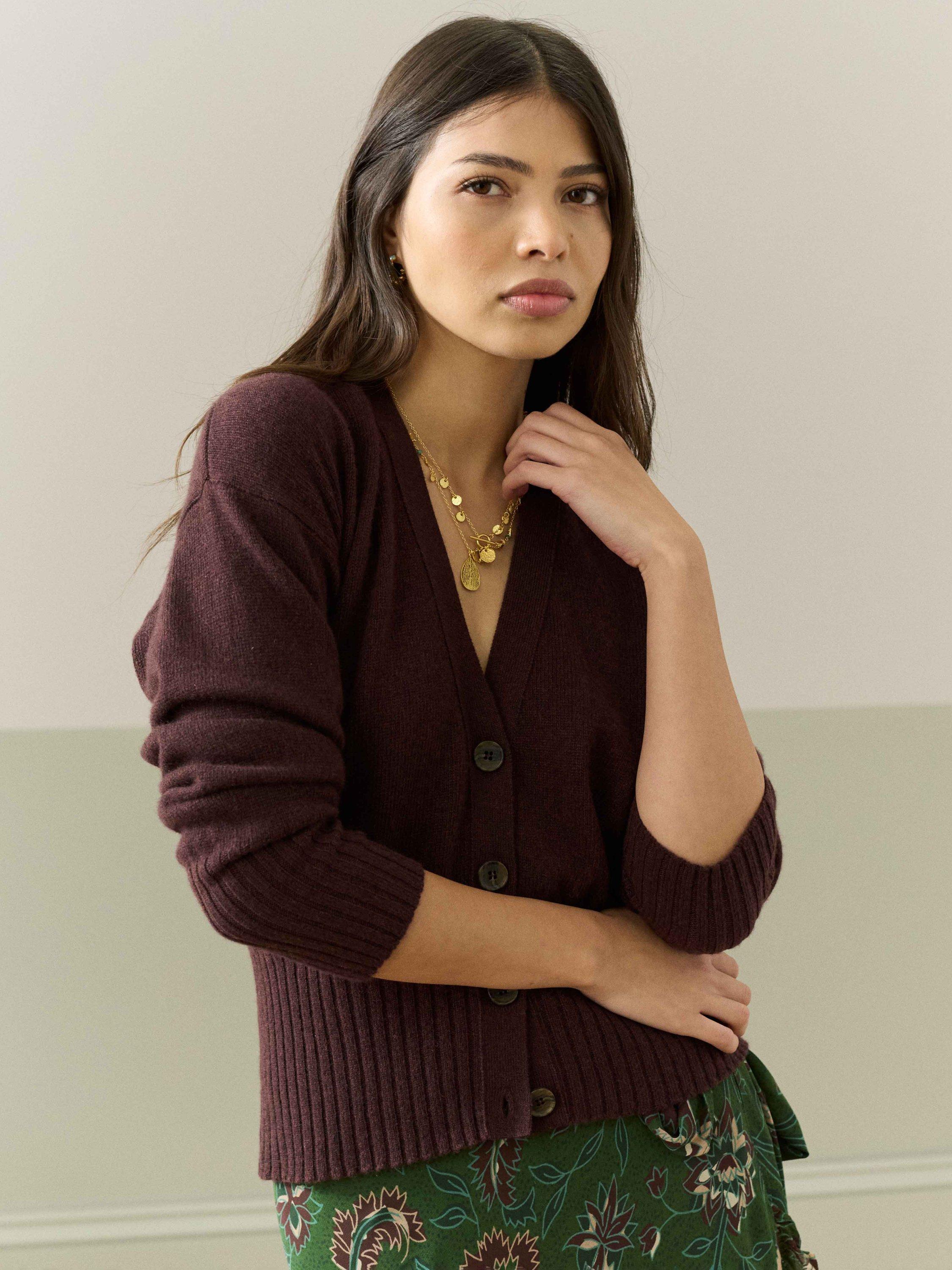 Brora Cashmere V-Neck Cardigan