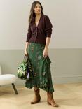 Brora Cashmere V-Neck Cardigan, Malt
