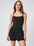 Girlfriend Collective Float Racerback Top, Black