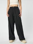 Girlfriend Collective Amy Adjustable Trousers, Black