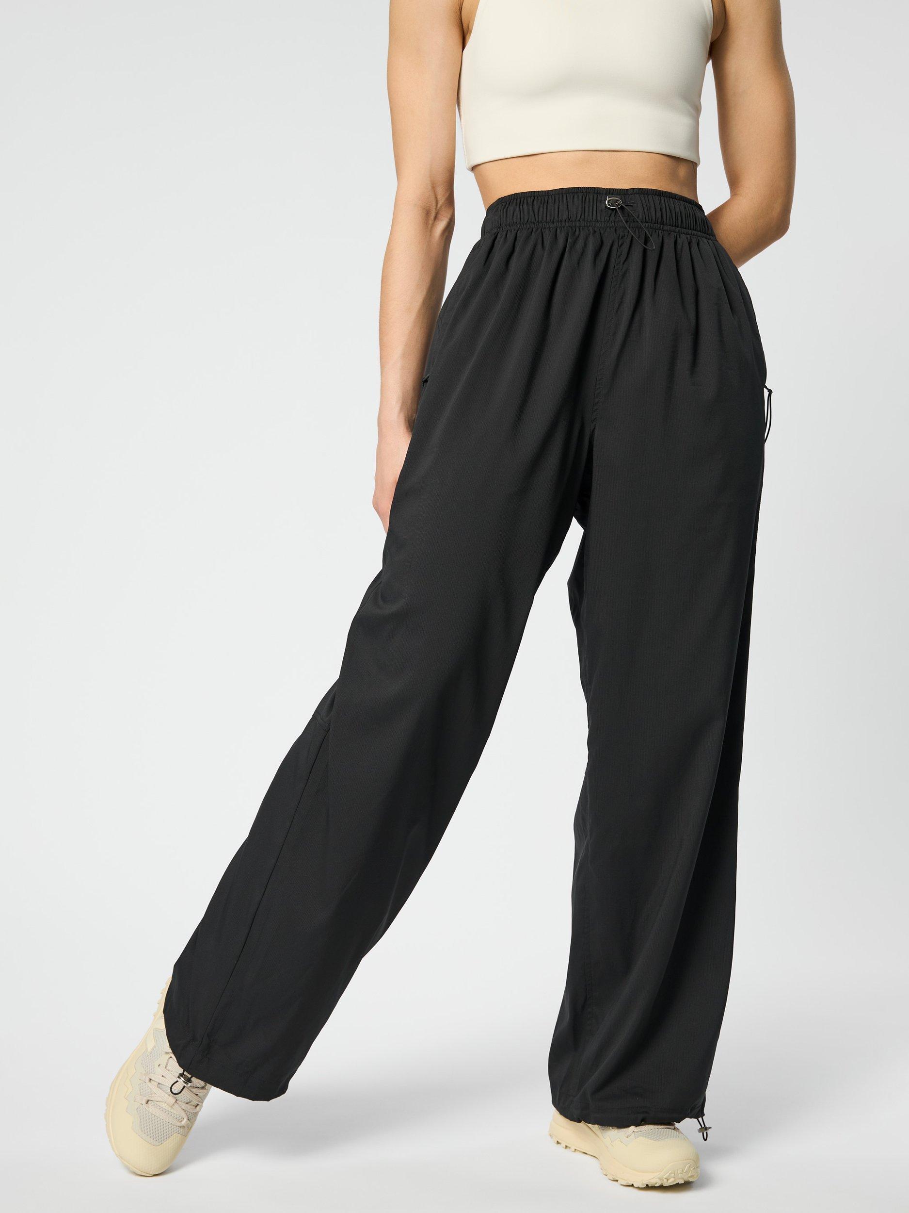 Product image 3 of 10, which shows Girlfriend Collective Amy Adjustable Trousers, Black, XS