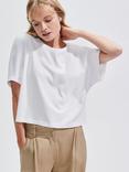Ro&Zo Boxy Short Sleeve T-Shirt, White