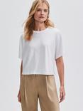 Ro&Zo Boxy Short Sleeve T-Shirt, White