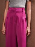 Ro&Zo High Waist Tailored Trousers, Fuchsia