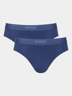sloggi EVER Ease Briefs, Pack of 2, Deep Cobalt