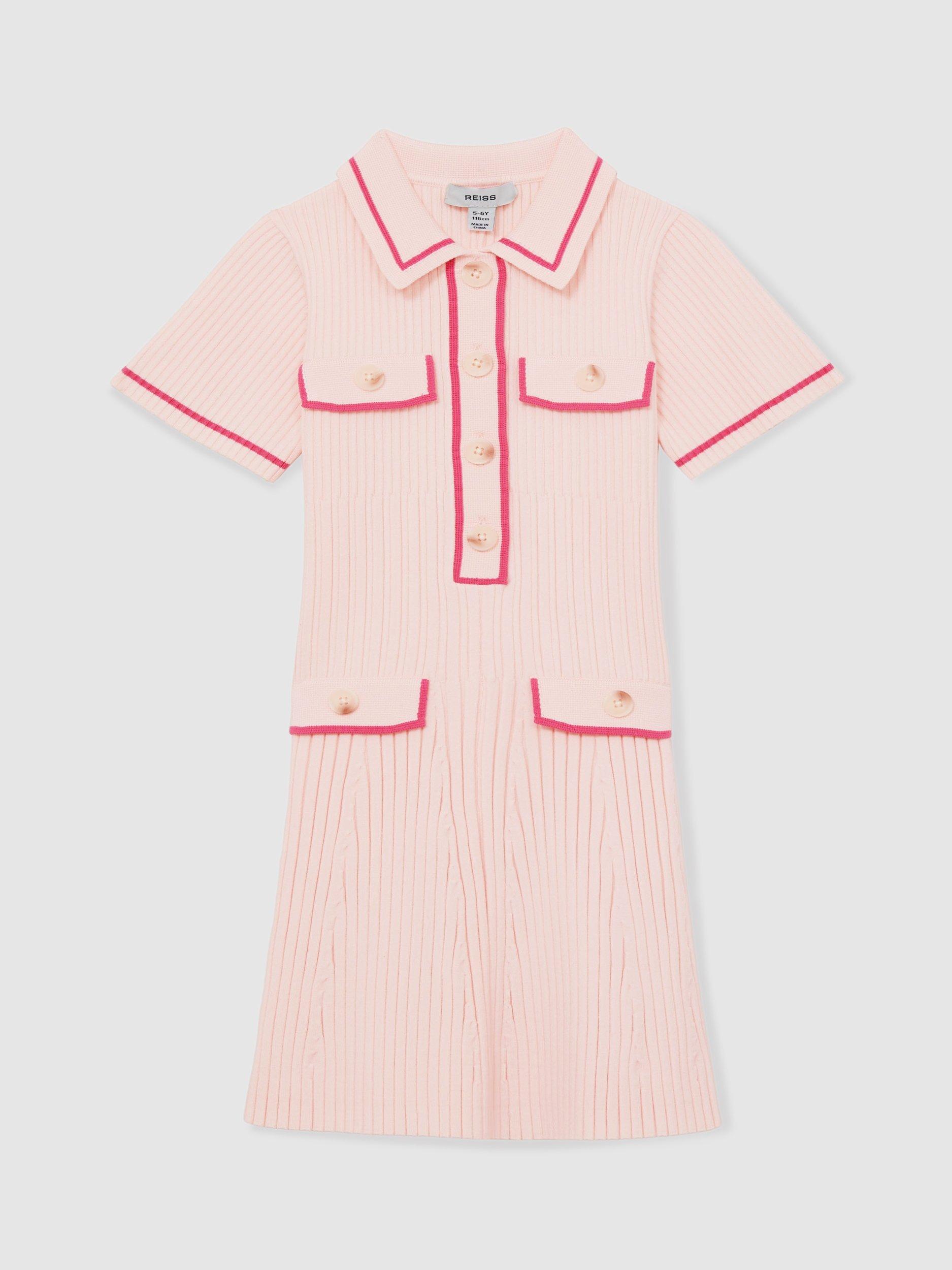 Reiss Kids' Sofia Dress, Pink