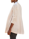 Pure Collection Gassato Swing Pure Cashmere Cardigan, Vanilla