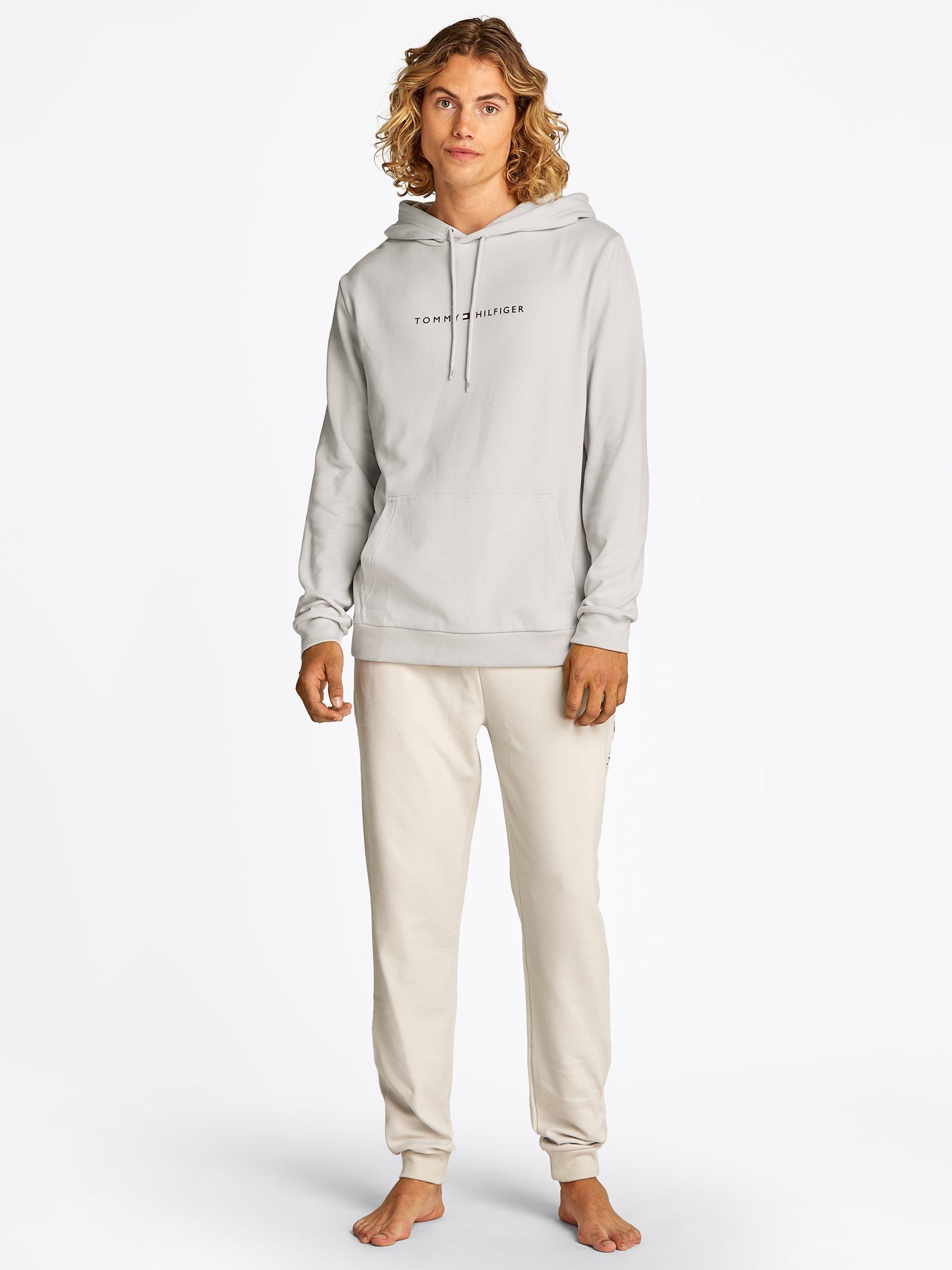 Product image 2 of 5, which shows Tommy Hilfiger Lounge Hoodie, Light Cast, S