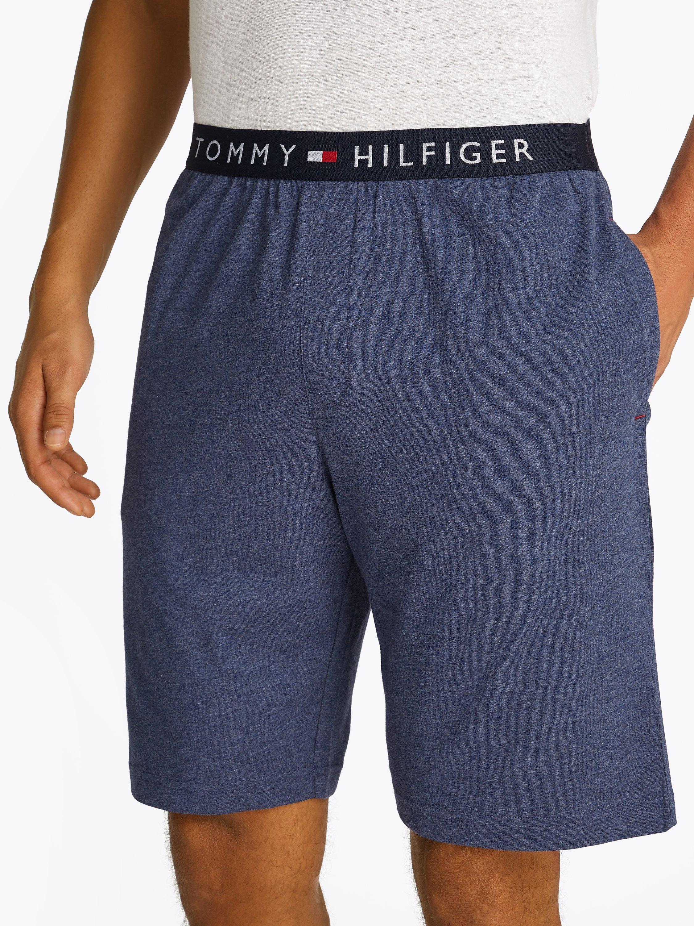 Product image 4 of 5, which shows Tommy Hilfiger Cotton Jersey Pyjama Shorts, Desert Sky, S