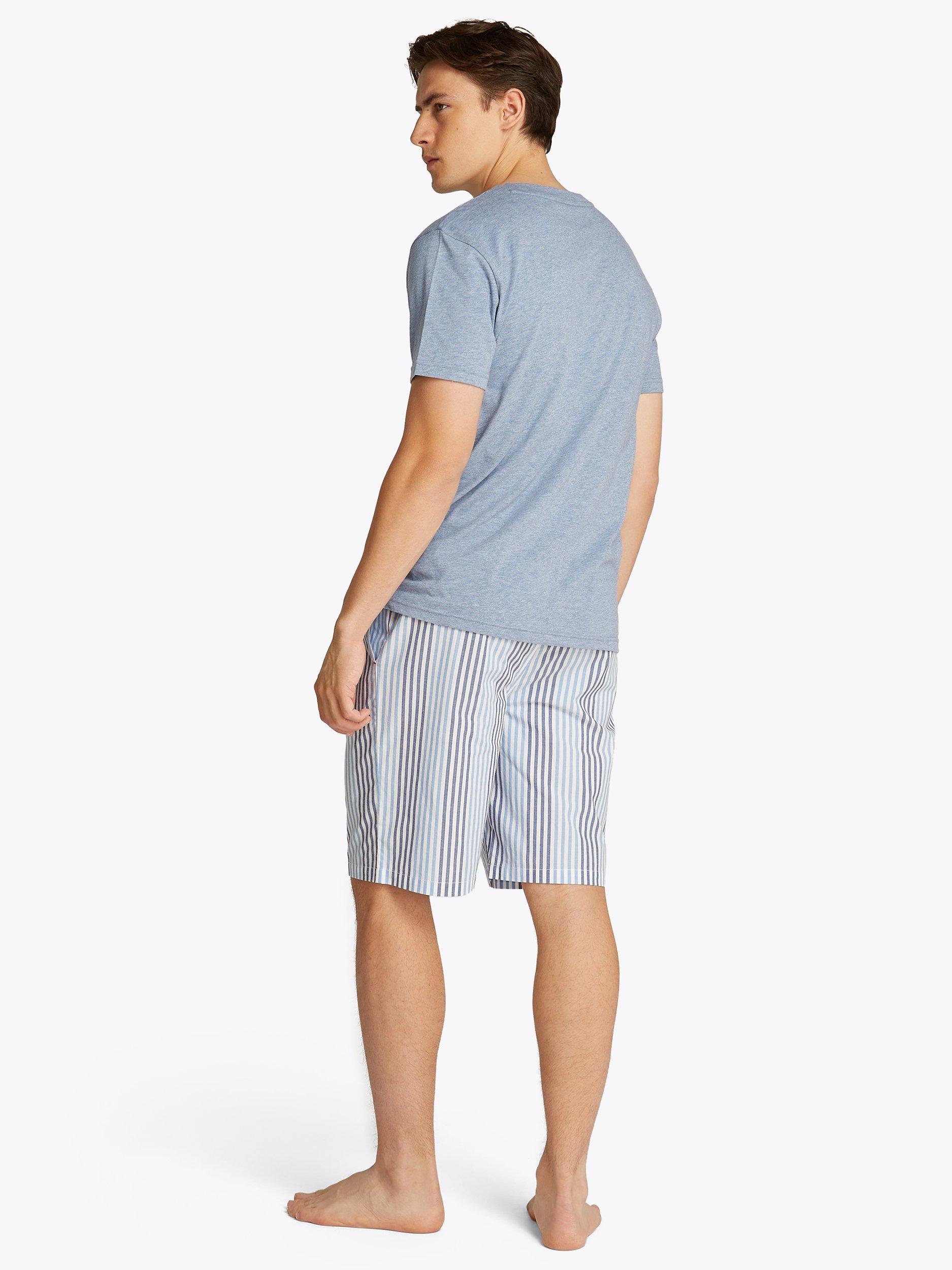 Product image 3 of 5, which shows Tommy Hilfiger Short Sleeve Lounge T-Shirt, Light Blue Heather, S