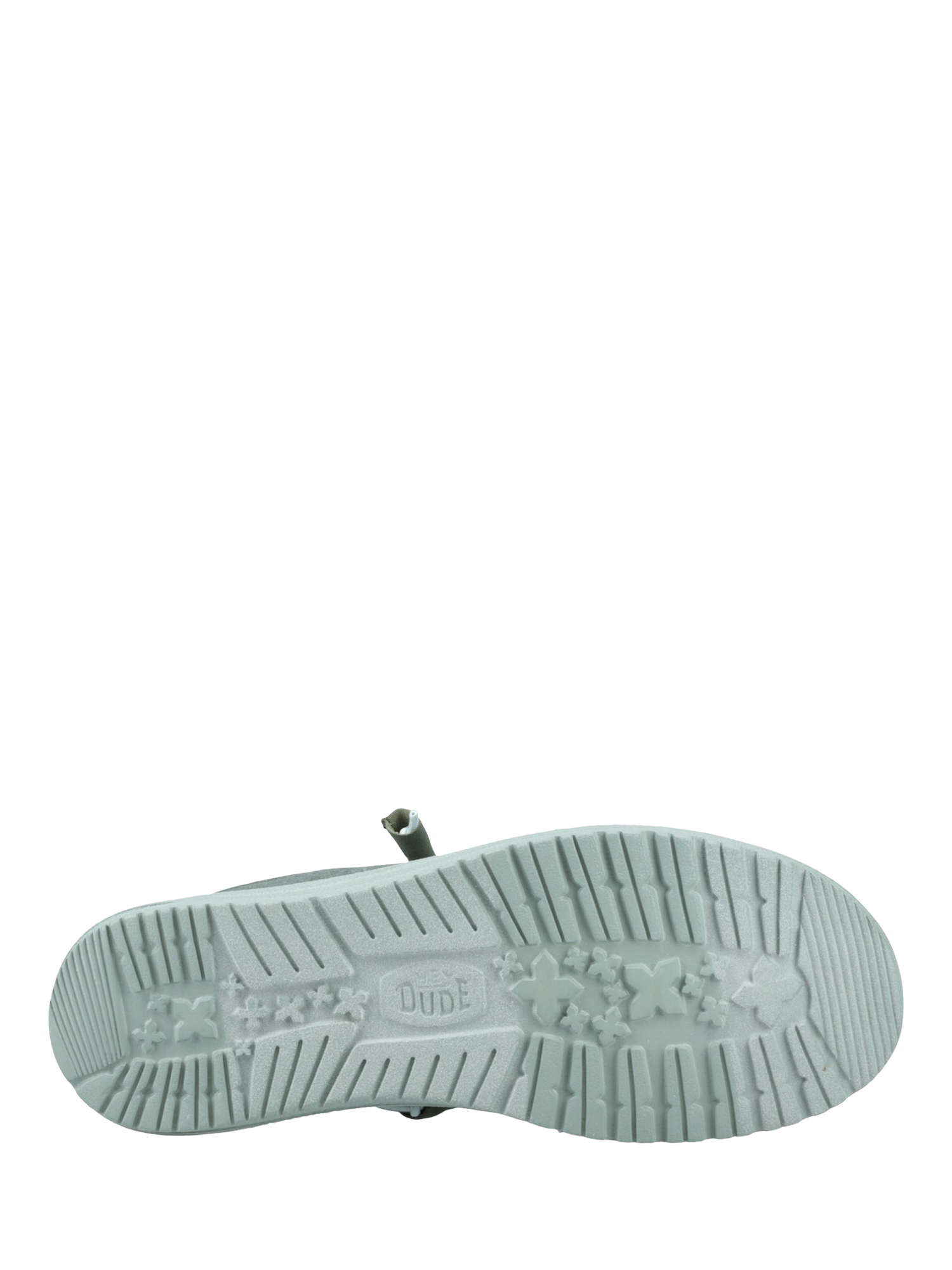 Product image 4 of 4, which shows Hey Dude Wally Canvas Slip-On Shoes, Green, 7