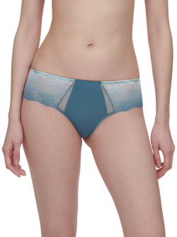 Chantelle Crush Shorty Knickers, Petrol Blue