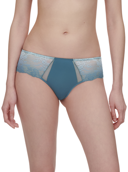 Chantelle Crush Shorty Knickers, Petrol Blue