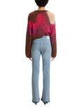 BOSS Rosa Bootcut Jeans, Bright Blue