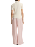 BOSS Textured Knit Short Sleeve Jumper, Open White