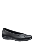 Hotter Rhea Wide Fit Leather Ballerina Pumps