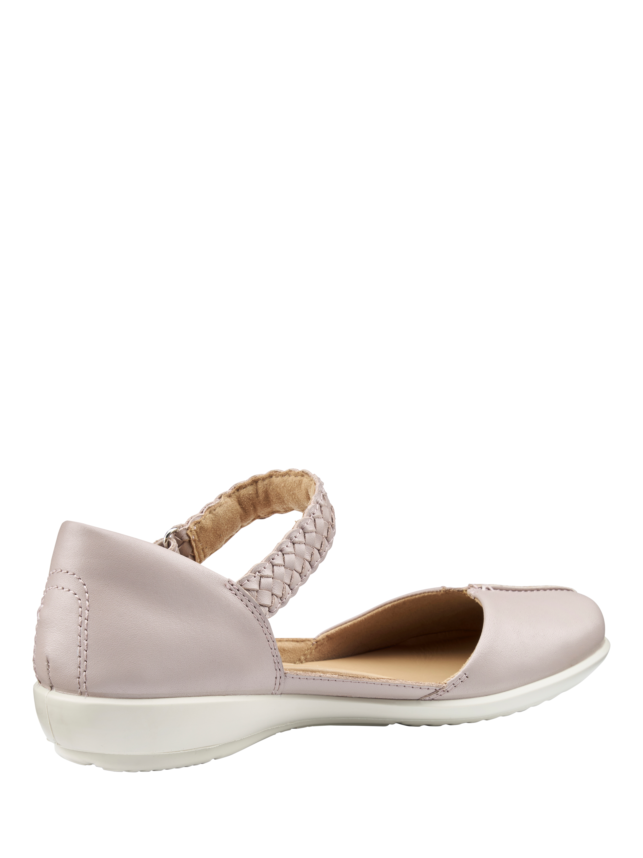 Product image 4 of 4, which shows Hotter Lake Extra Wide Fit Leather Sandals, Light Mink, 4XW