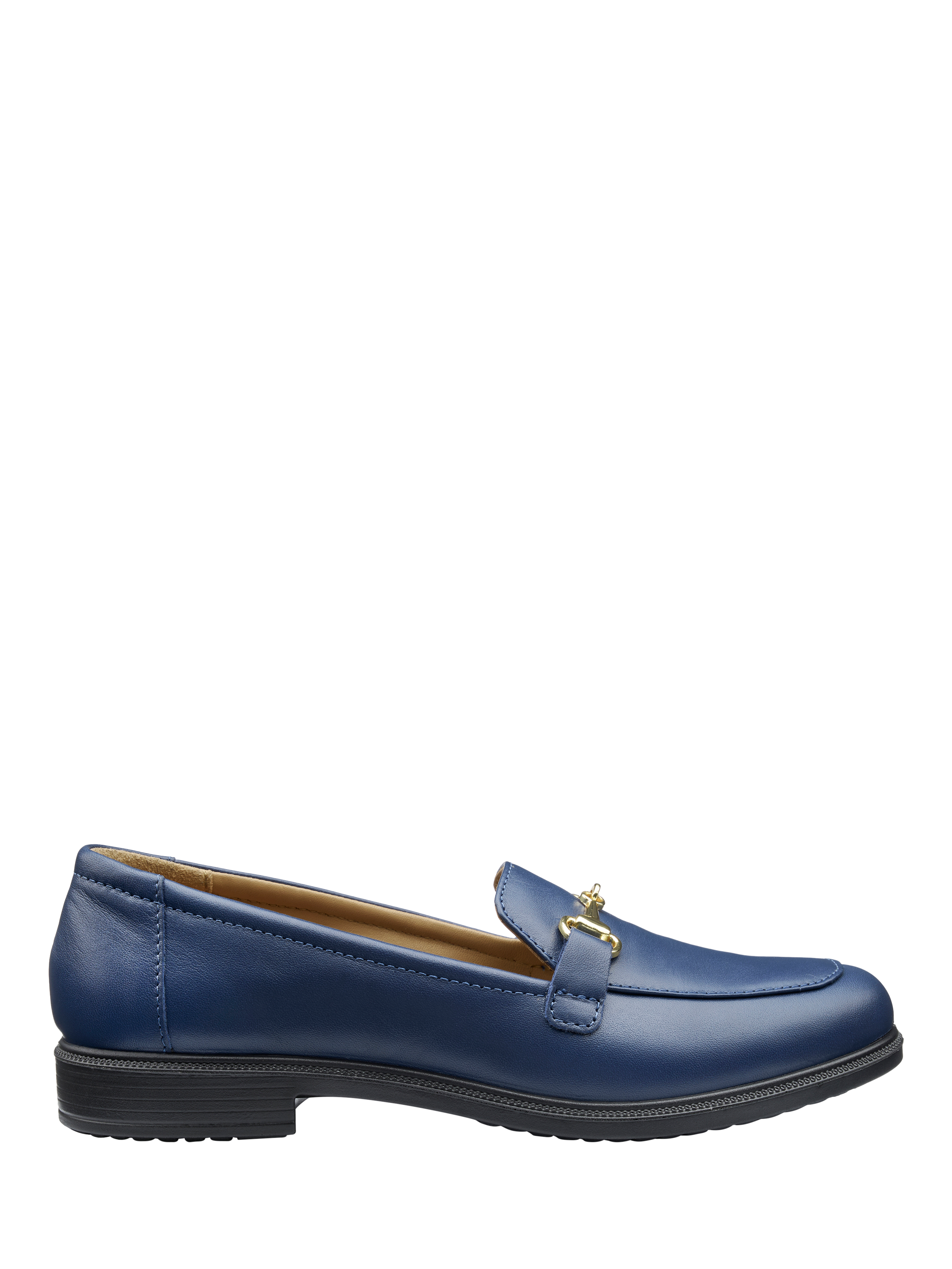 Product image 1 of 4, which shows Hotter Clovelly Leather Loafer, French Navy, 3
