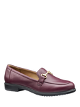 Hotter Clovelly Leather Loafer, Maroon