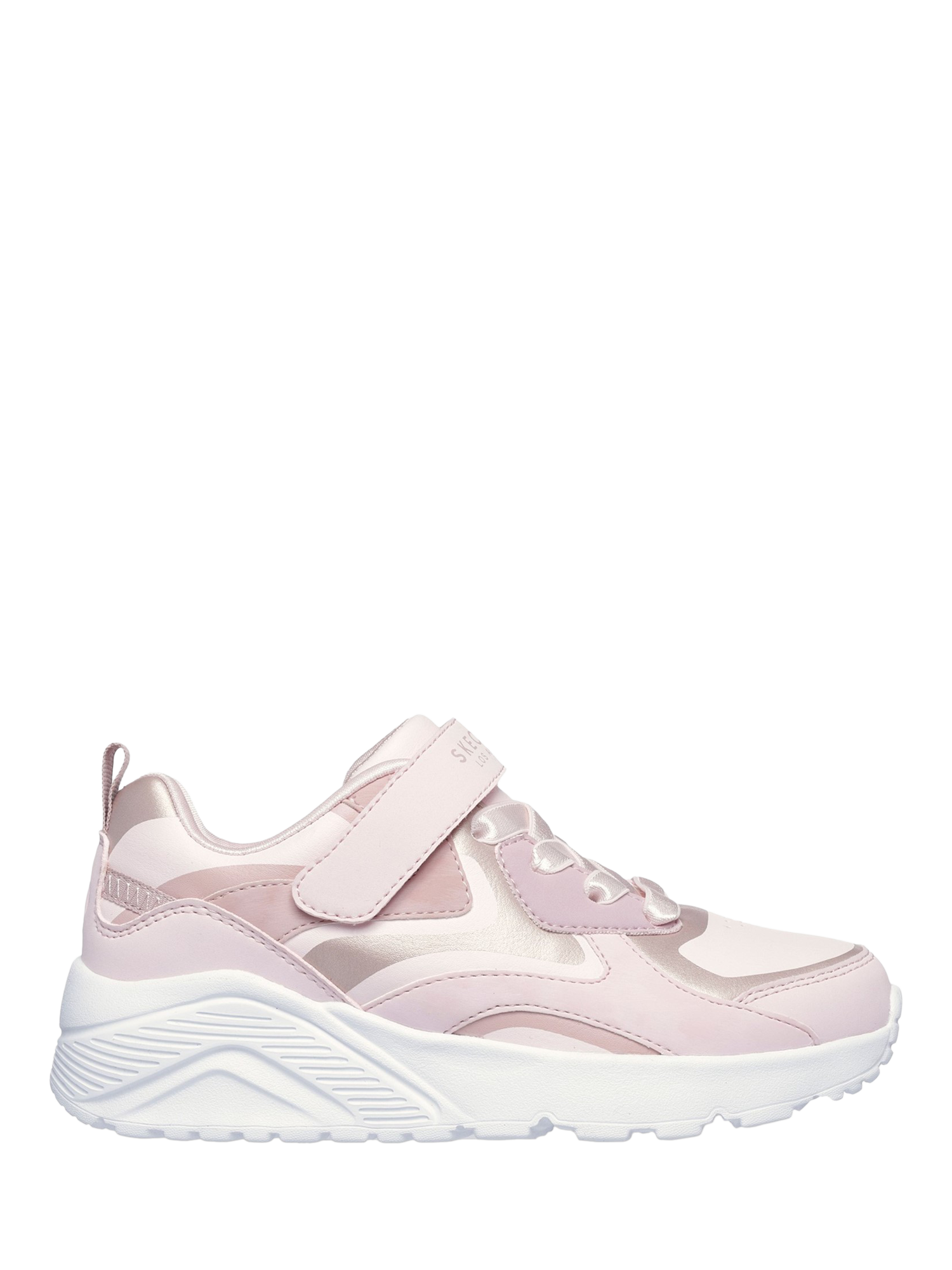 Product image 1 of 2, which shows Skechers Kids' Uno Lite Trainers, Light Pink/Multi, 12.5 Jnr