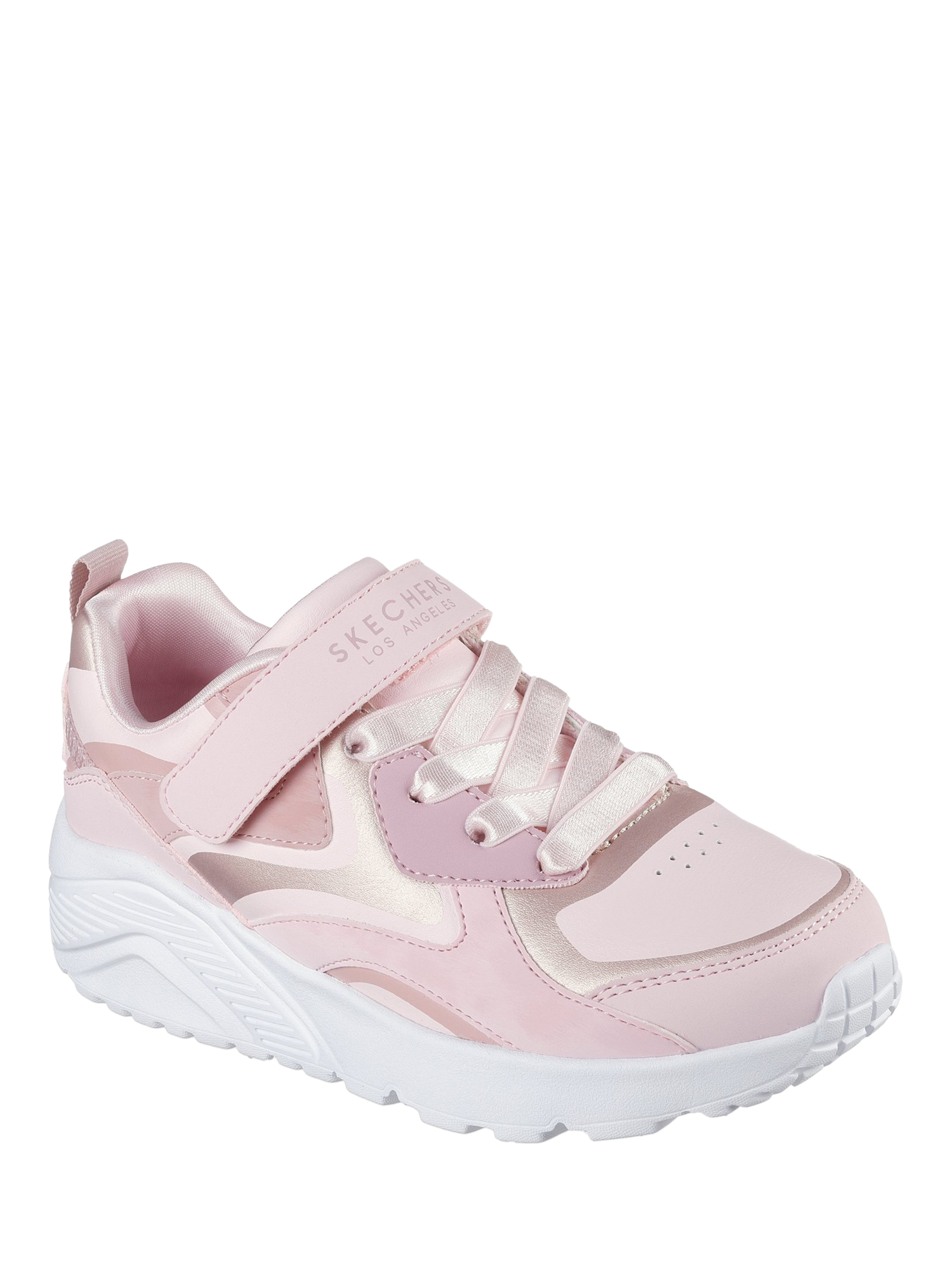 Product image 2 of 2, which shows Skechers Kids' Uno Lite Trainers, Light Pink/Multi, 12.5 Jnr